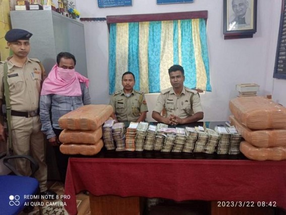 Acting on a tip-off Police of Sidhai Mohanpur PS seized huge amounts of drugs along with cash amount Rs 56 lakhs from a house Acting on a tip-off Police of Sidhai Mohanpur PS seized huge amounts of drugs along with cash amount Rs 56 lakhs from a house